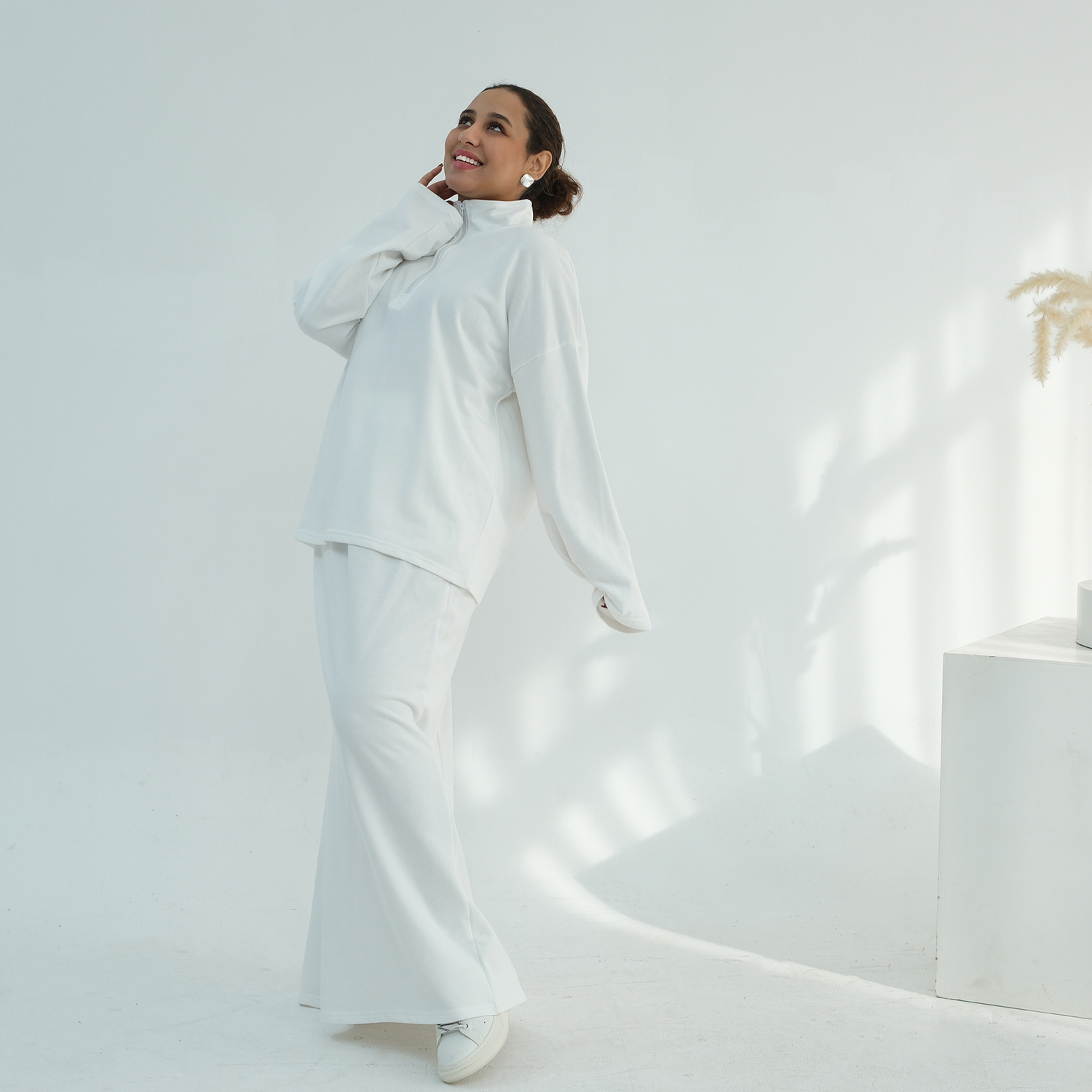 Rollkragen Set Abaya