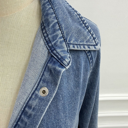 Denim Rüschen Abaya