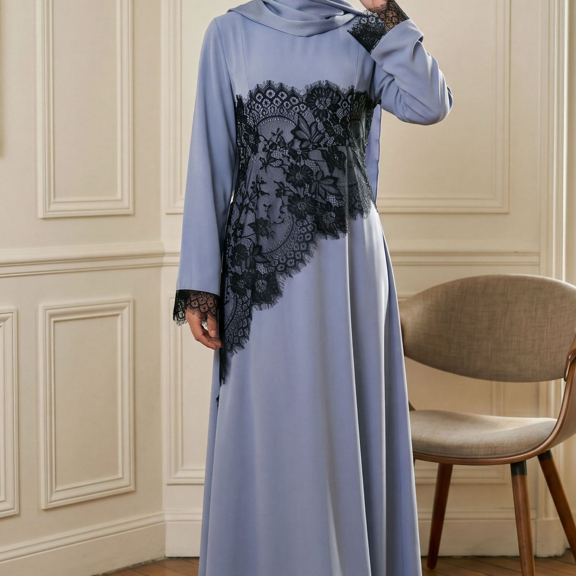 Blüten Spitzen Abaya