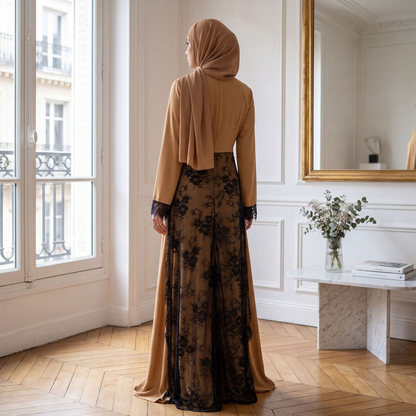 Blüten Spitzen Abaya