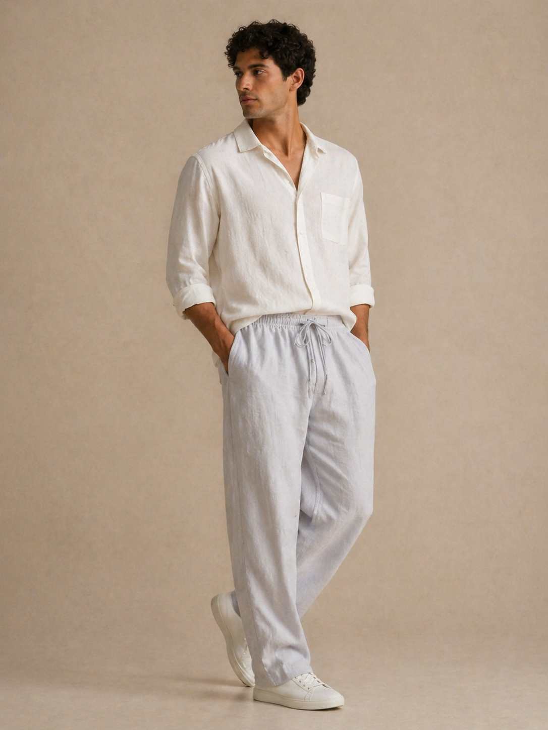 Leinen Hose
