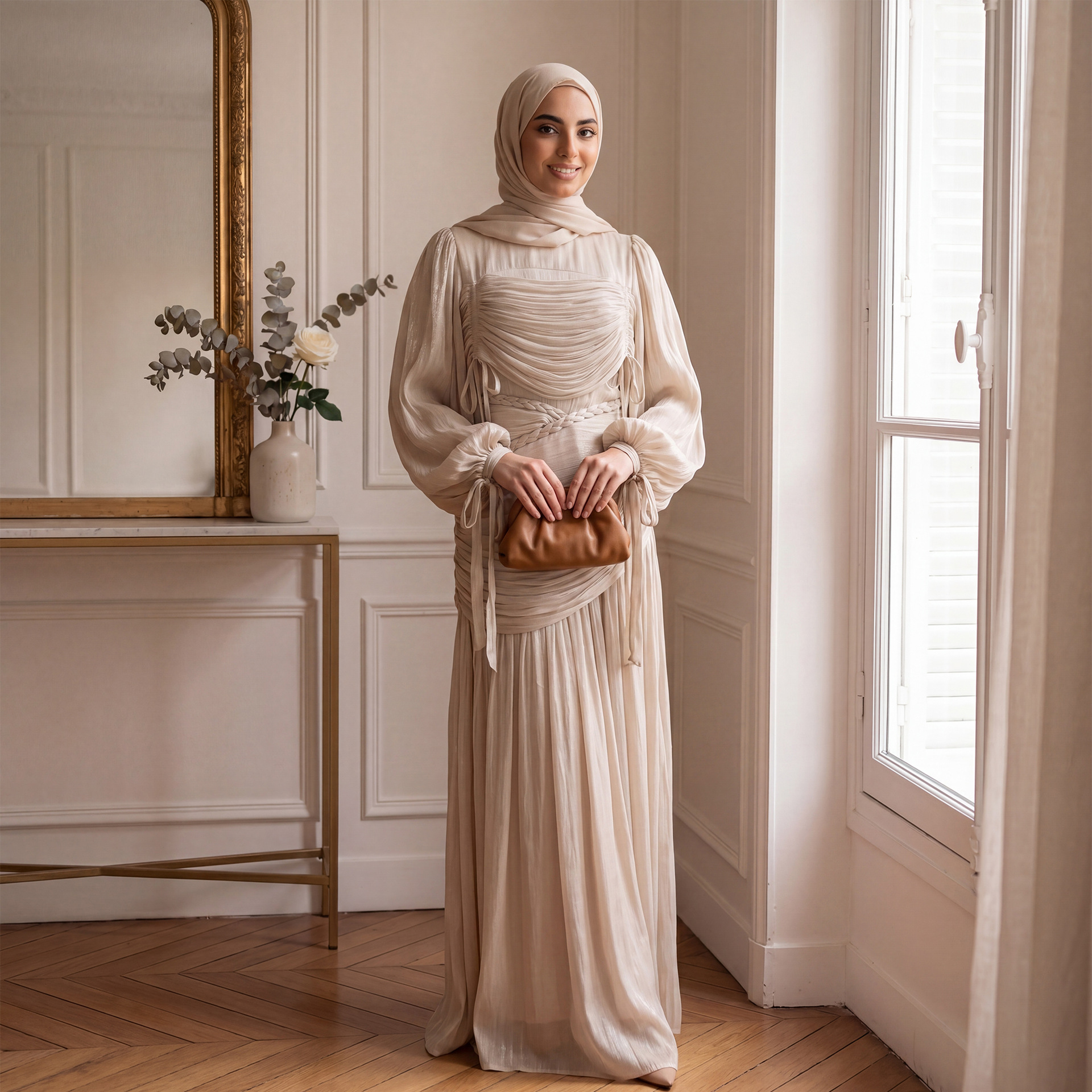 Geflecht Raff Abaya
