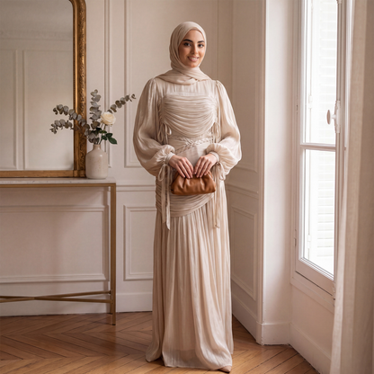 Geflecht Raff Abaya