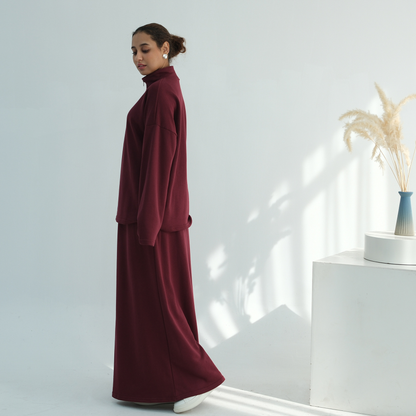 Rollkragen Set Abaya