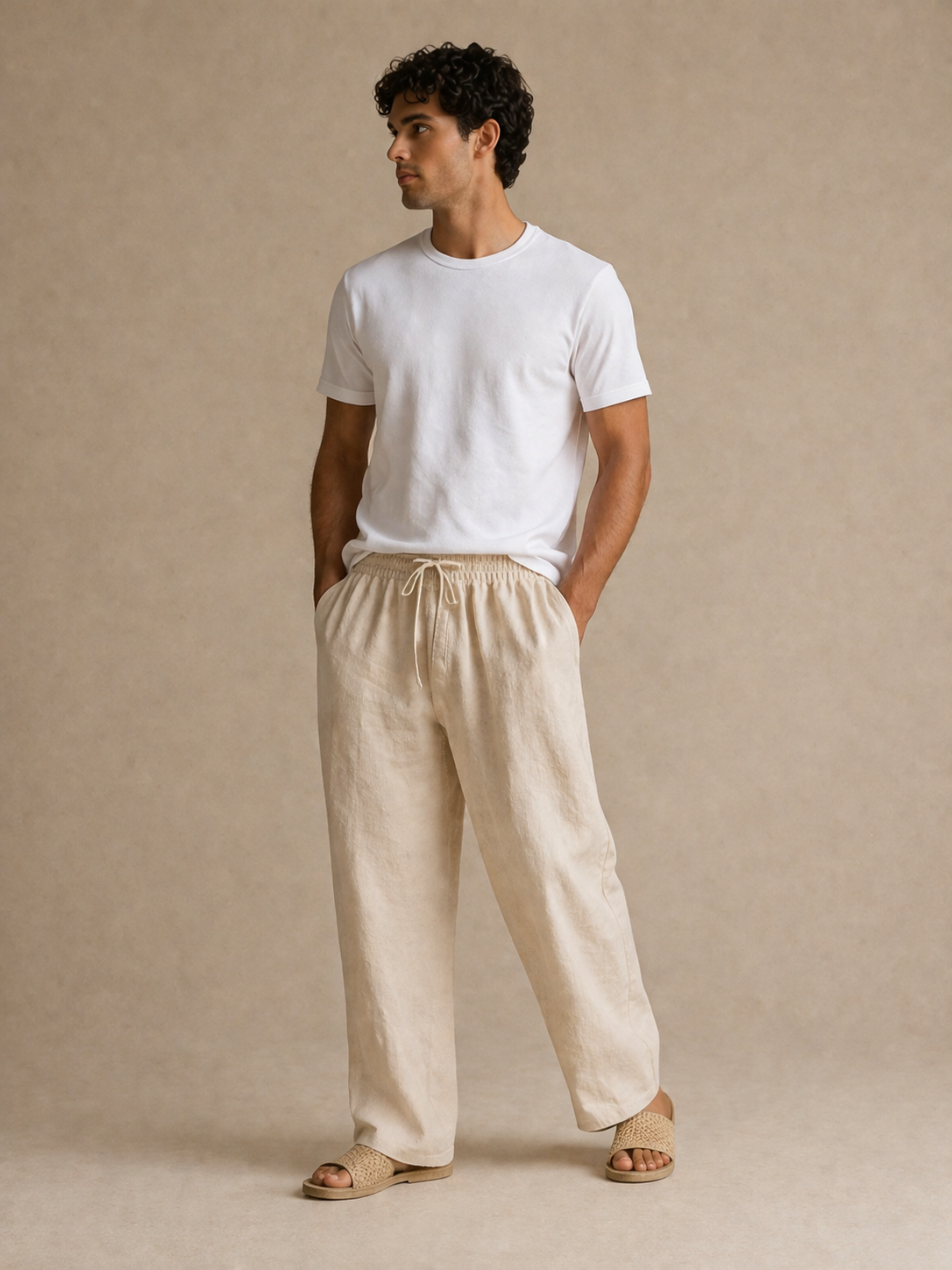 Leinen Hose