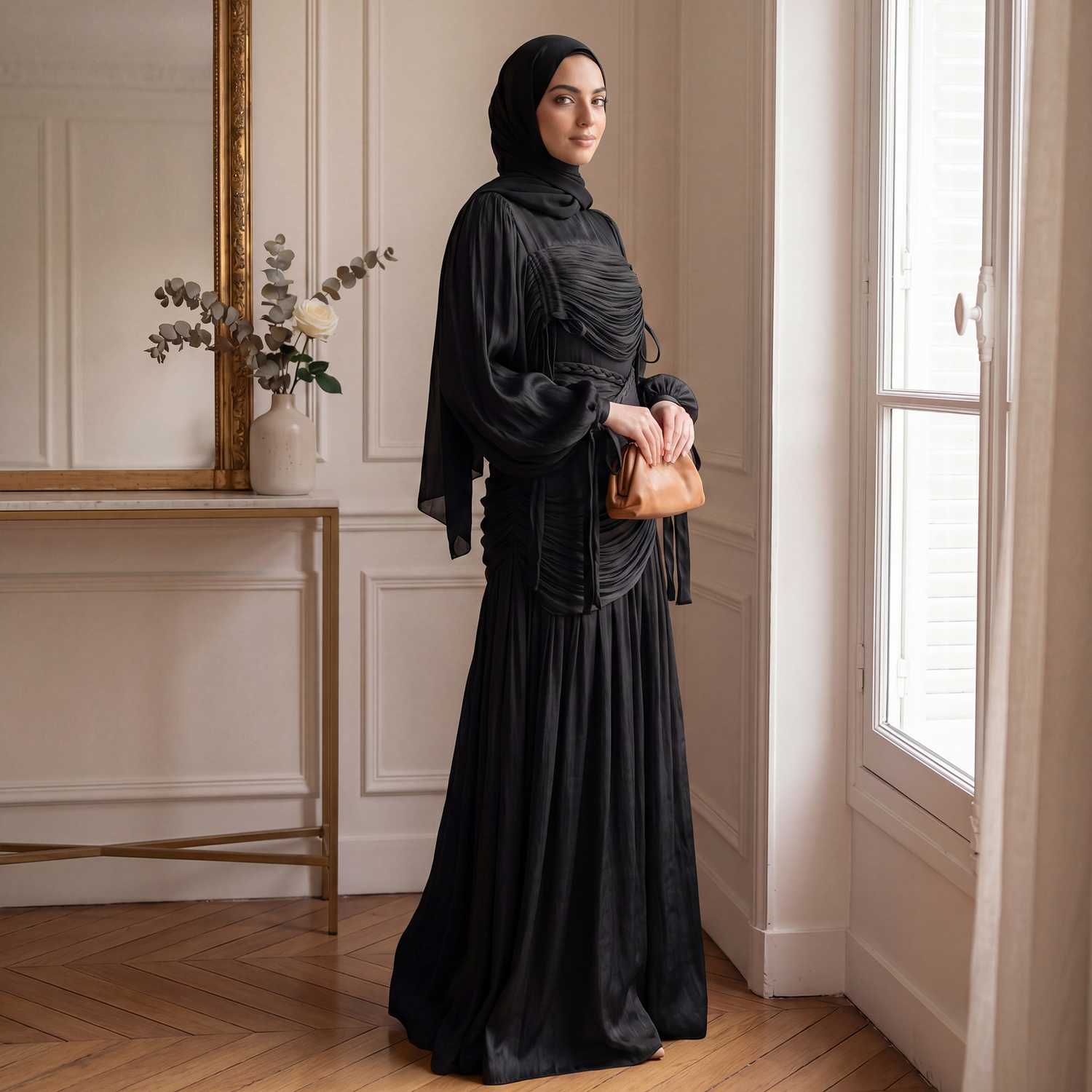 Geflecht Raff Abaya