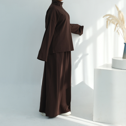 Rollkragen Set Abaya