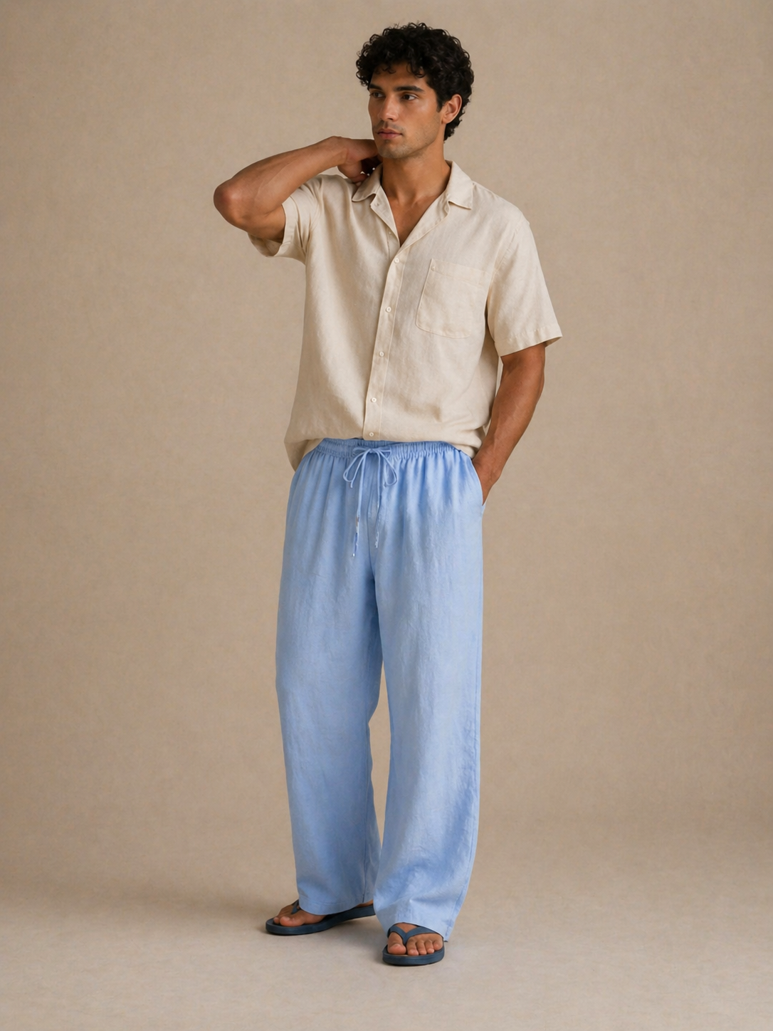 Leinen Hose