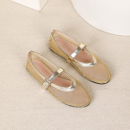 Mesh Ballerina Flat